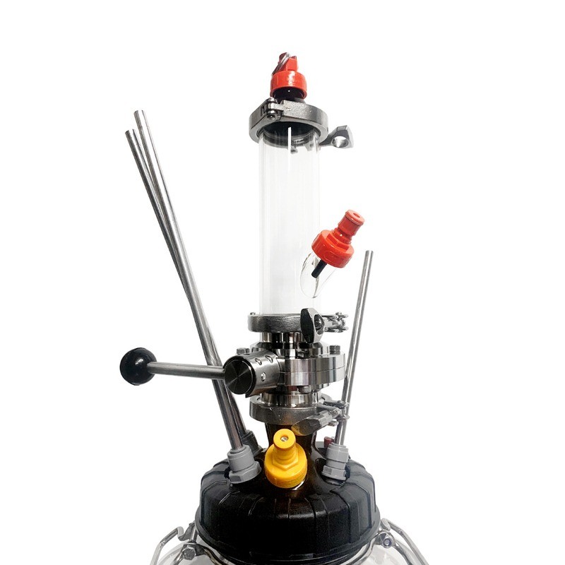 Bộ dry hop van bướm inox 2 inch kèm ống cắm nhiệt và ống xoắn làm lạnh