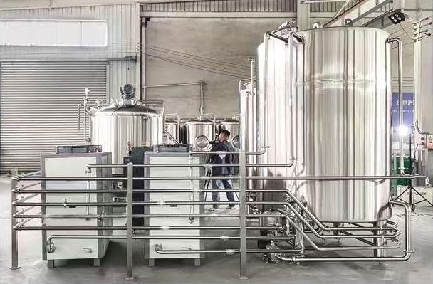 Hệ thống nấu bia 500L/mẻ trọn bộ (3 nồi · 4 tank 500L)