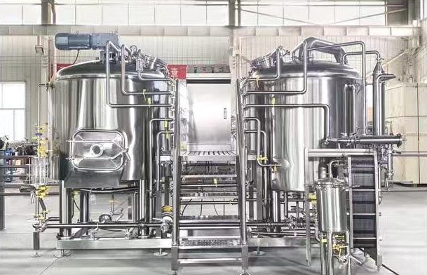 Hệ thống nấu bia 500L/mẻ trọn bộ (3 nồi · 4 tank 500L)