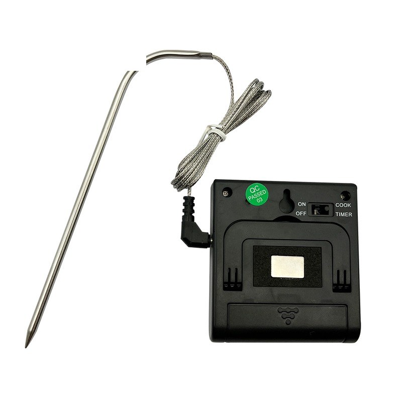Digital probe thermometer with timer