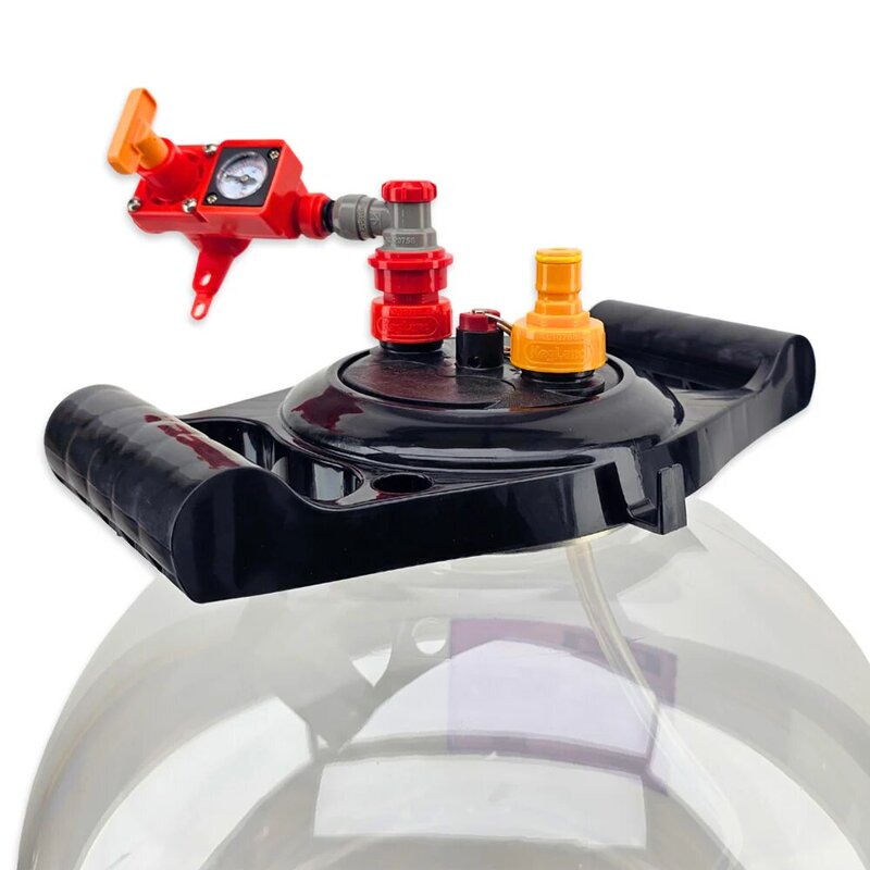 Thùng lên men đáy côn PET chịu áp 55L (kèm chân inox)