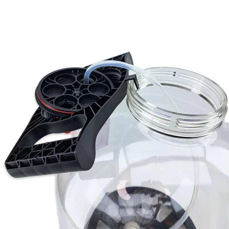 Thùng lên men đáy côn PET chịu áp 55L (kèm chân inox)