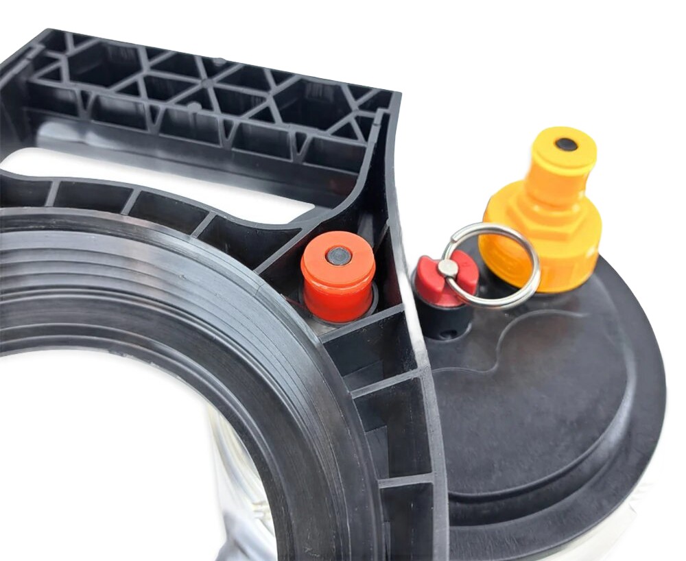 Thùng lên men PET chịu áp 30L · 60L (đáy tròn, đế lục giác)