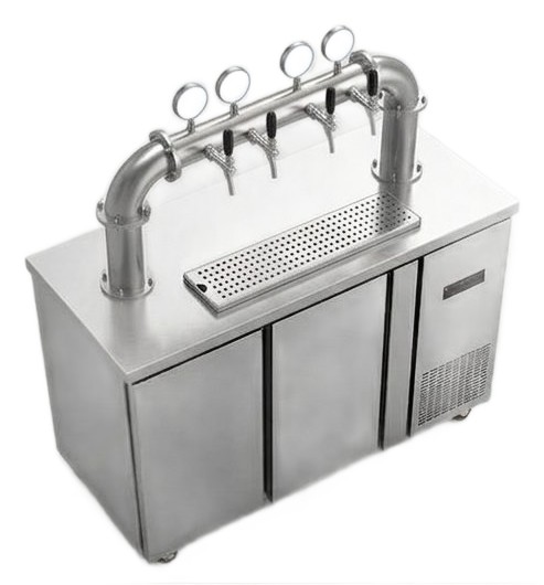 Quầy tủ bia tươi inox 4 – 12 keg
