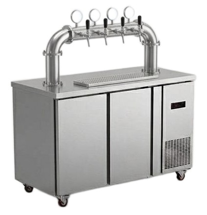 Quầy tủ bia tươi inox 4 – 12 keg