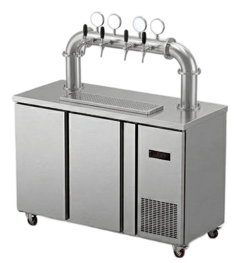 Quầy tủ bia tươi inox 4 – 12 keg