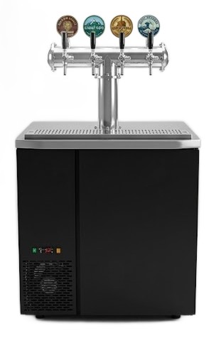 Tủ bia kegerator 2 – 4 vòi (trụ chữ T)