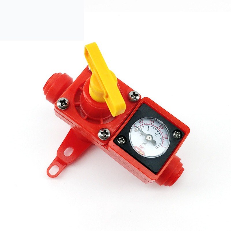 Spunding valve kit (adjustable relief + gauge · ball lock)